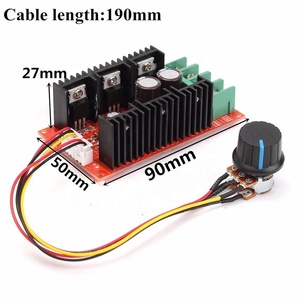 2000W 40A 9-50V regolatore di velocità del motore DC PWM regolabile HHO RC regolatore di velocità del ventilatore per auto regolatore RC - Product Image 2