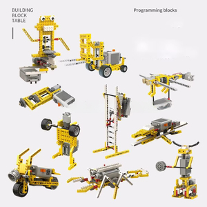 D012 Nuevas piezas técnicas Programación multitecnología Estudiantes educativos Juguetes de aprendizaje Regalo para niños Juegos de bloques de construcción - Product Image 5