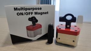 Schaltmagnet Ein/Aus-Magnet mit 300 kg Abreißkraft für Automatisierung und Metallabscheidung - Product Image 2