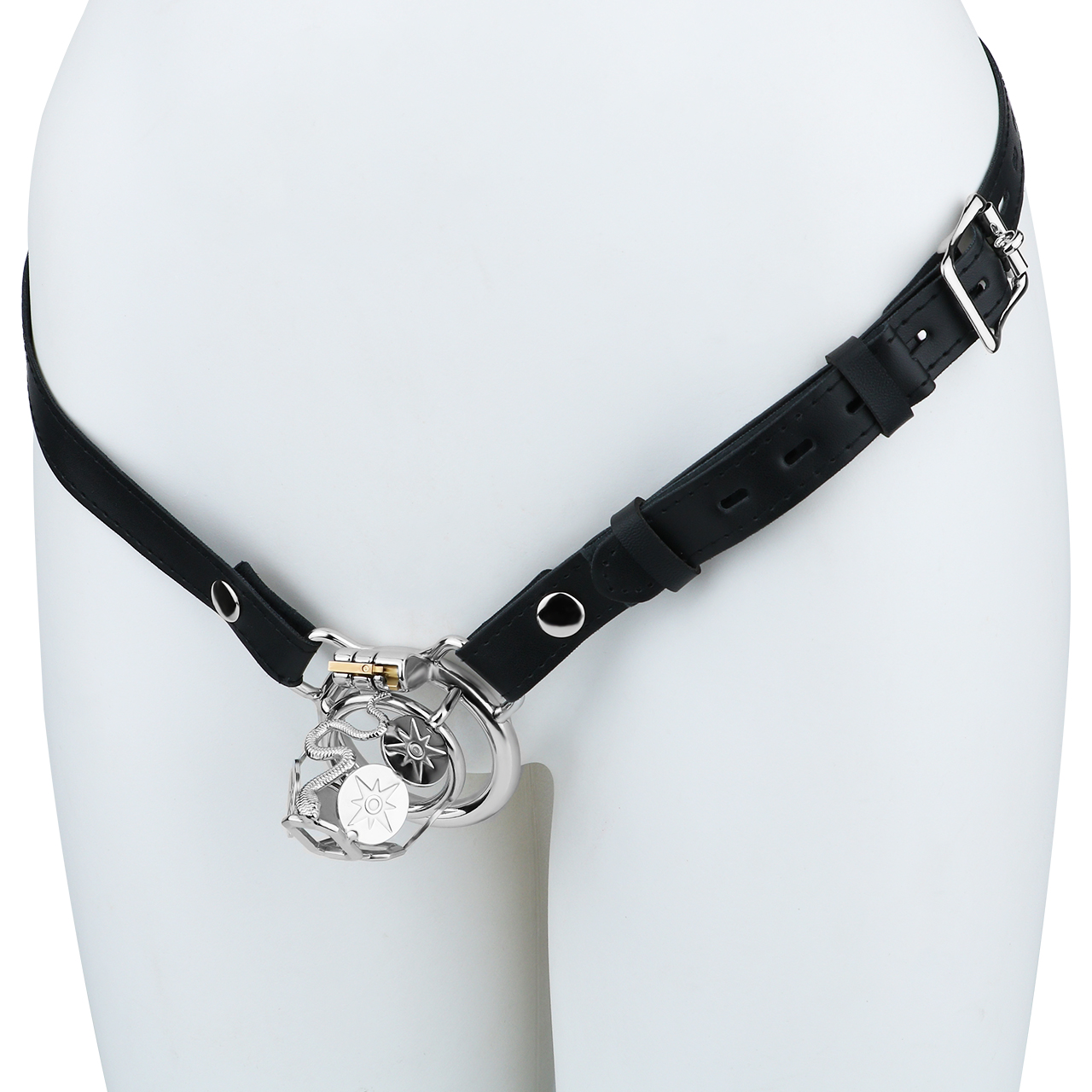round ring-Belt-Silver