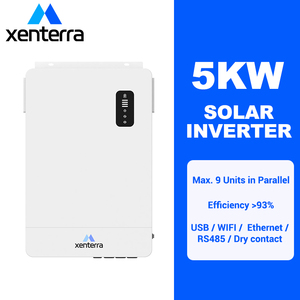 PV Inverter Manufacturers Pure Sine Wave Output MPPT Controller 5000W Home Appliance Ac Inverter with App Monitoring <strong>System</strong> - Product Image 2