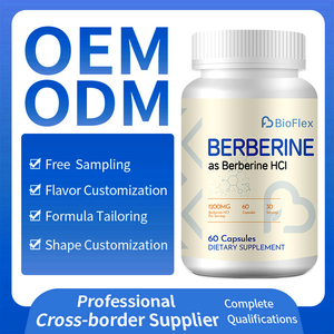 OEM ODM berberina 1200mg capsule a base di erbe con cromo per il metabolismo del glucosio vegano per la salute della glicemia degli adulti 60 capsule - Product Image 2