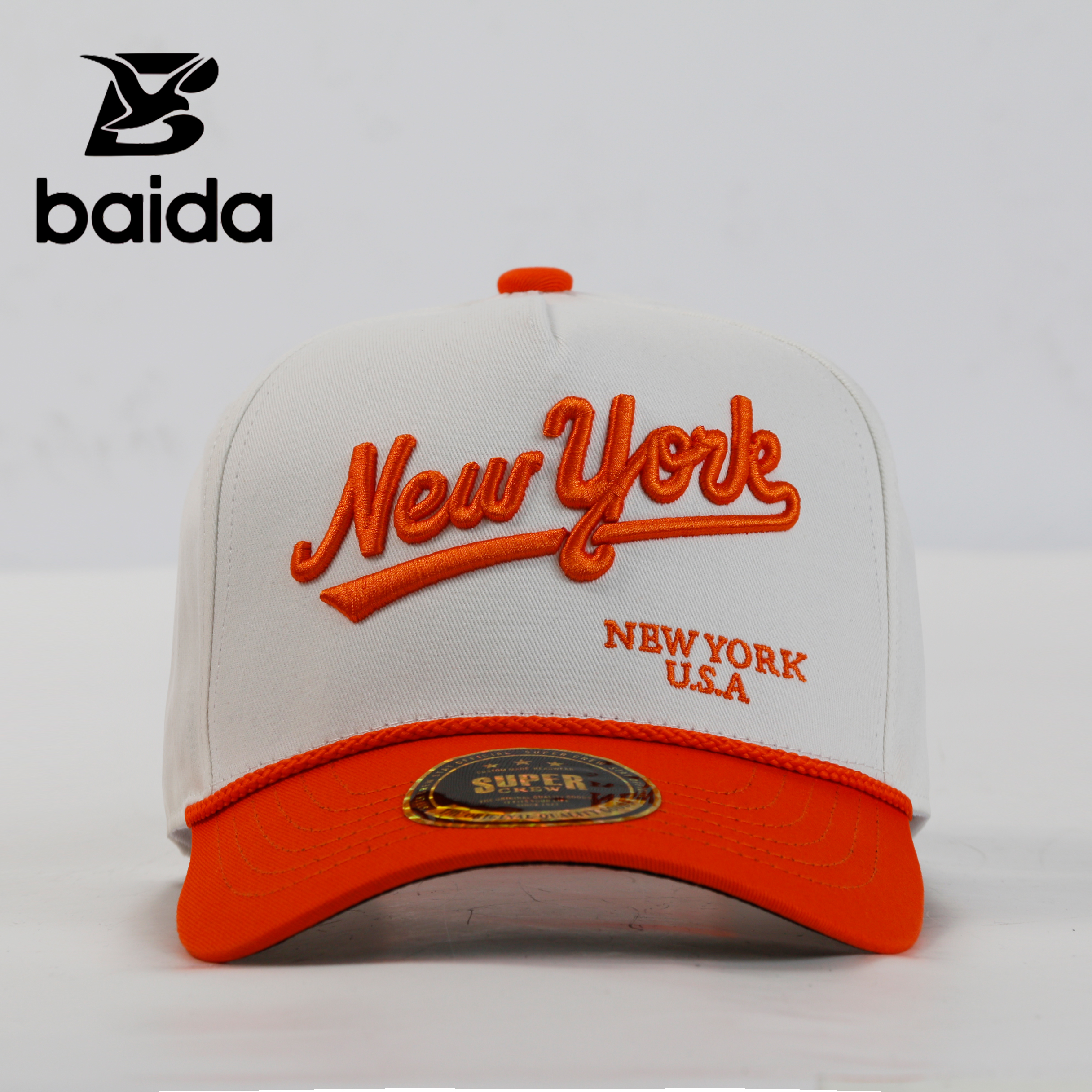 New York blanc et orange