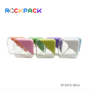 30毫升彩色可再填充方形空迷你口袋塑料香水扩散器瓶 - Product Image 4