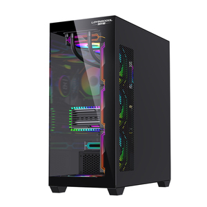 LovingcoolカスタムOEMゲーミングPCケースサポートM-ATX MB2.5 SSD 3.5HDDパノラマビジョンガラスPCキャビネットATXコンピューターゲーマーケース - Product Image 4