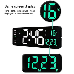 Настенные цифровые настенные часы с дистанционным управлением - Product Image 4