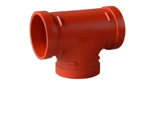 Fabrika doğrudan satış oluk boru bağlantı parçaları oluk eşit Tee yangın koruma sitesi yangın boru bağlantı parçaları kelepçe azaltılması t boru 114 - Product Image 4