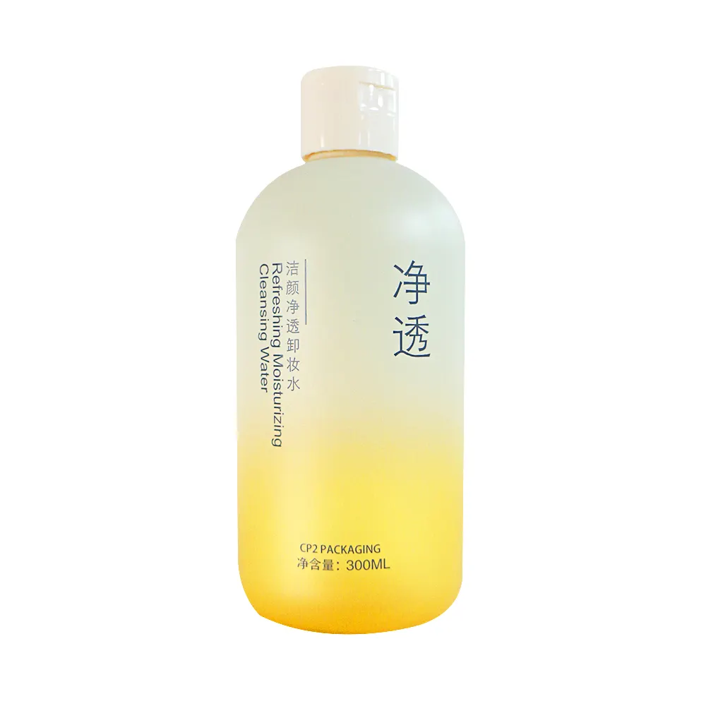 Tùy chỉnh bán buôn của 300ml du lịch xách tay mỹ phẩm chai nhựa trang điểm Remover chai rỗng chai