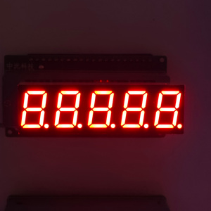 0,56 Zoll Rot 5-stellige Zahlen 7-Segment-LED-Anzeige Digitalröhren-LED-Anzeige Segment anzeige