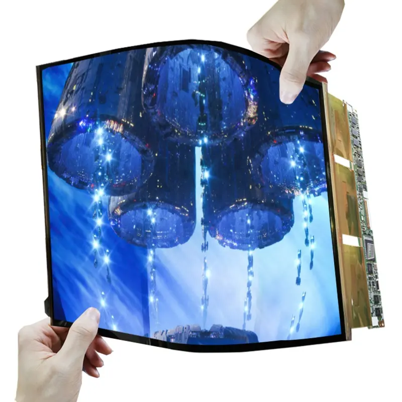 13.3 इंच लचीला OLED स्क्रीन एलसीडी पैनल Amoled पतली लचीला Oled-प्रदर्शन Bendable