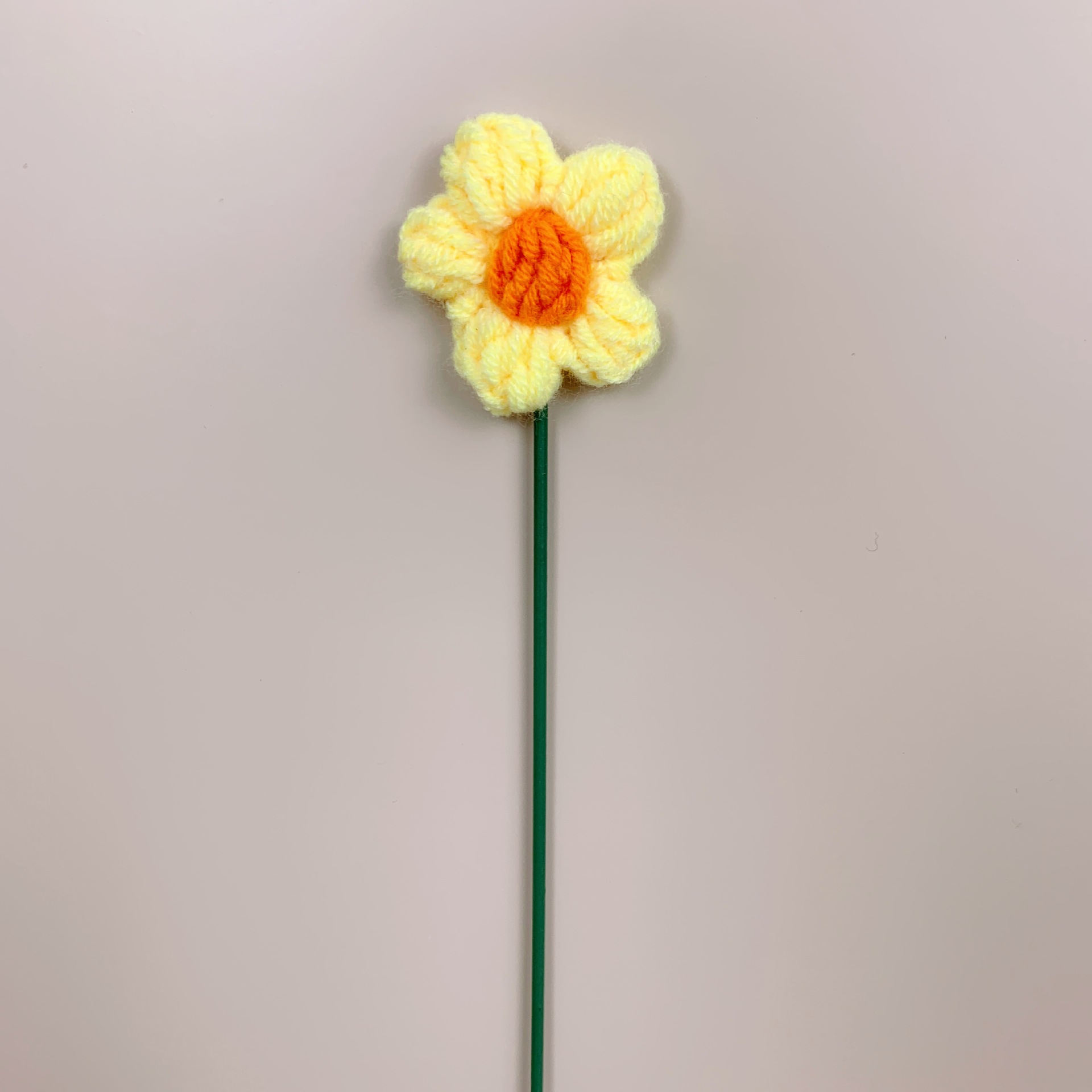 Coeur jaune orange
