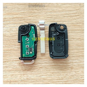 High-Quality for <strong>VW</strong> 3 Button Smart Remote Car <strong>Key</strong> (433 Mhz/ 46 Chip) for 02-09 Phaeton 02-10 Touareg Black Smart <strong>Key</strong> Fob - Product Image 5