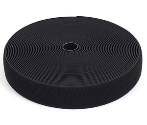 Self-Adhesive Black <strong>Hook</strong> <strong>and</strong> <strong>Loop</strong> Elastic <strong>Strap</strong> Eco-Friendly <strong>and</strong> Reusable Soft Elastic Band <strong>Loop</strong> Tape - Product Image 5