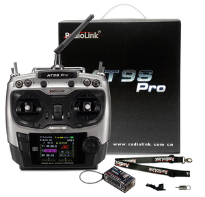 Radio link Fabrik preis AT9S Pro 12 Kanäle 2.4G RC Sender Radio Controller Unterstützung Crossfire Protocol mit RX R9DS RC Toy - Product Image 6