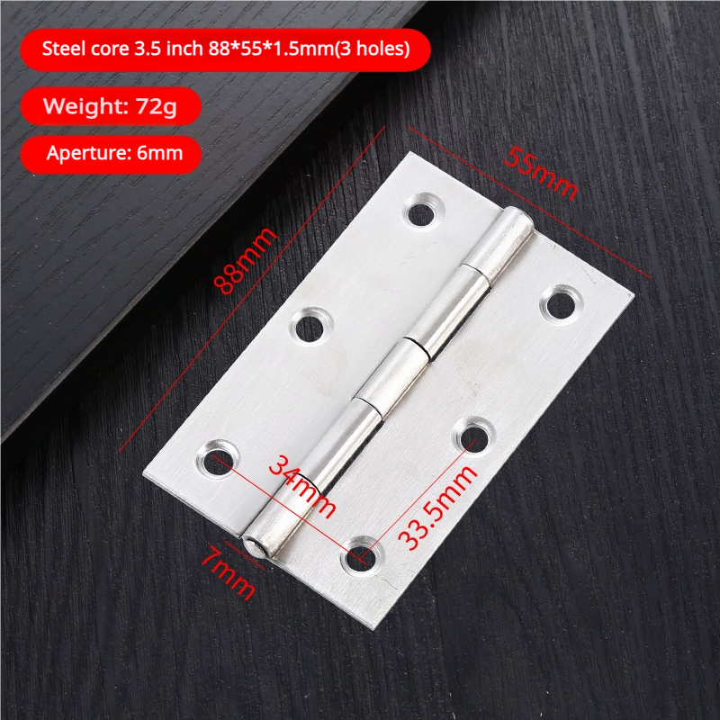 Noyau en acier 3,5 pouces 88*55*1,5 mm (3 trous)