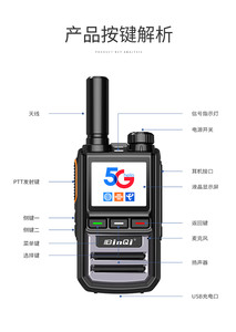 Neue Dual Mode Analog 4G lte Android SIM-Karte Funkgeräte PTT Walkie Talkie Langstrecken 5G POC Radio - Product Image 4