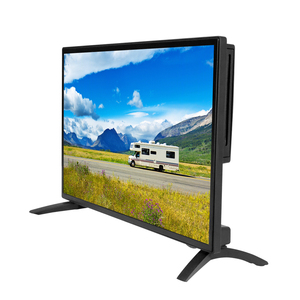 24 Inch Camping Smart TV with Wifi Android 11 OS 12/24V DC <strong>Input</strong> Voice Remote <strong>Controller</strong> for Mobile Entertainment - Product Image 1