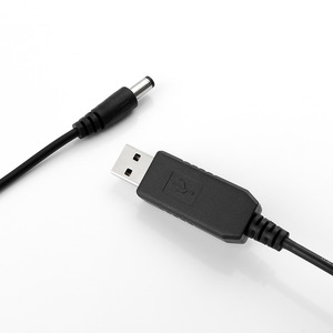 DC5521電源ステップアップ5Vから12Vへの電圧コンバーターパワーバンクからルーターへのUSBブーストケーブル - Product Image 2