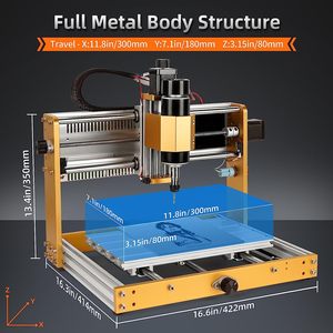 Enrutador CNC pequeño de escritorio 3018PLUS 2,0 versión 3018PRO MAX 500W husillo para madera - Product Image 2