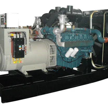 600kva 480kw Open Type Diesel Generatoren Doosan Korea Motor Ac Drie Fase Watergekoelde Genset