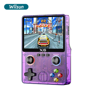 Jo X6ポータブルハンドヘルドゲームプレーヤービデオゲームコンソールハンドヘルドコンソールデュアルジョイスティックアーケードデュアル3Dジョイスティックギフト用 - Product Image 2