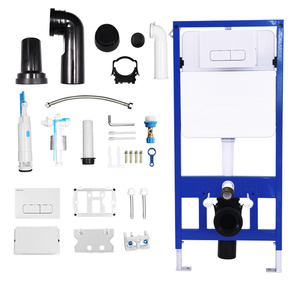 Slimline Dual Flush Concealed Toilet <strong>Cistern</strong> 6 Litre Front Access C/W Chrome <strong>Button</strong> - Product Image 6