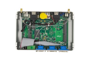 Fanless Box PC 6 COM RS485 Industrial <strong>Computer</strong> J1900 Support GPIO 2*RJ45 Giga Lan Dual Display Industrial <strong>Computer</strong> Pc