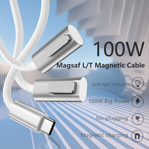 USB C TO แม่เหล็กรุ่น T สายชาร์จ-5.9ฟุตรุ่น C TO แม่เหล็ก L-HEAD สายชาร์จ M หนังสือทำงานร่วมกับ20V 60W-100W - Product Image 2