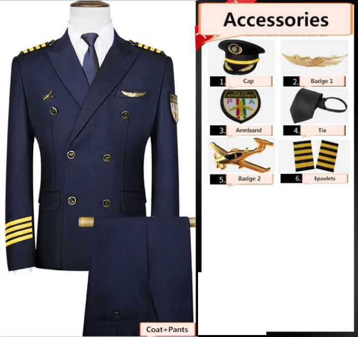 Coat 2+Pants+Cap+5 accessories