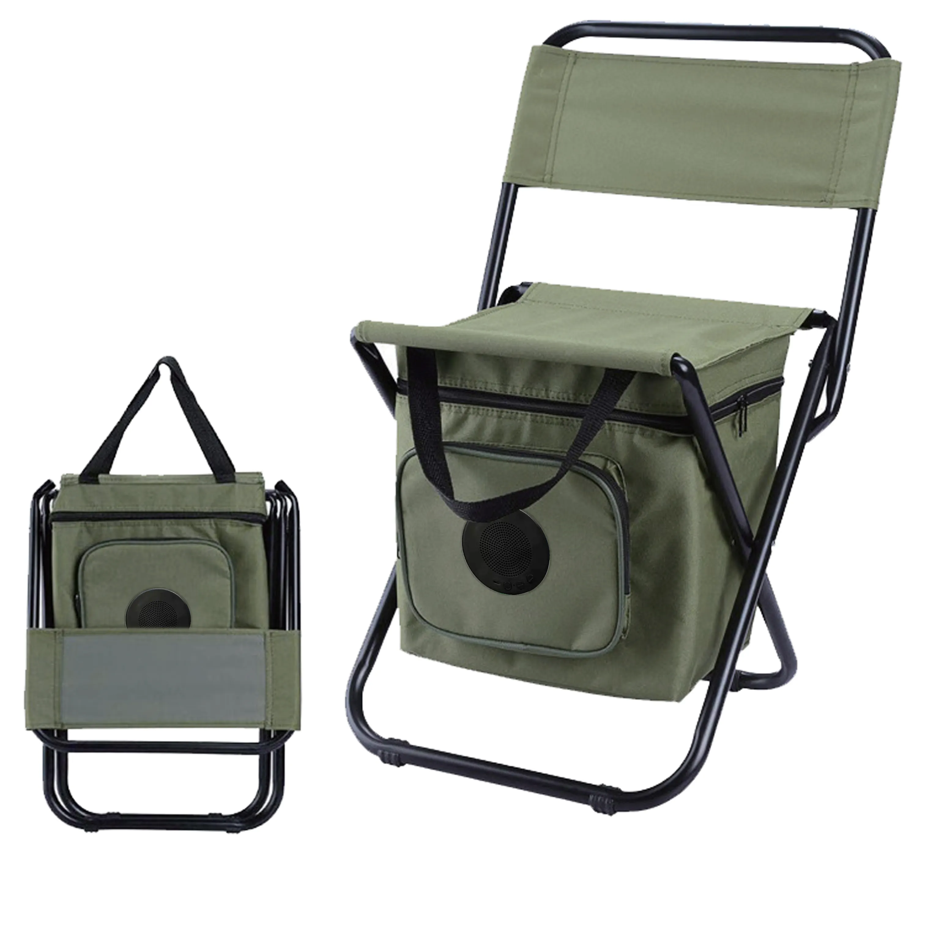Bolsa portátil de viaje a la moda, bolso de almuerzo para Picnic resistente al agua con Altavoz Bluetooth
