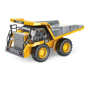 1:20 Alloy Mini 9CH Plastic Construction Vehicle Toys Remote Control Dump Truck With Music and Sounds <strong>Function</strong> <strong>RC</strong> <strong>Car</strong> - Product Image 1