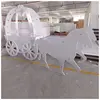 Luxury White Candy Carriage Wedding Decoration Acrylic Carriage Candy Cart for Wedding Decorations