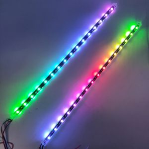 DMX5 Controller programmabile 5m Club decorativo RGB LED Pixel Tube WS2811 RGB Fullcolor meteorite tubo pioggia paesaggio IP67 PCB PC