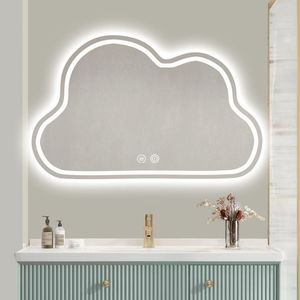 Stock US Using <strong>Tempering</strong> Technology 40x60cm <strong>Frameless</strong> LED Vanity <strong>Mirror</strong> for Bathroom Use - Product Image 3