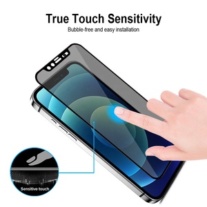 Çift gizlilik! 5D Anti casus gizlilik temperli cam sürgülü kamera kılıfı ile iPhone 11 12 13 14 15 Mini Pro Max - Product Image 2