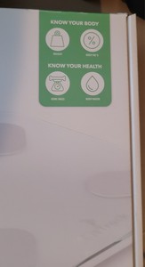 Thương hiệu ban đầu mới fittrack DARA cơ thể BMI Quy mô Kỹ Thuật Số-Pin trắng mới PLC cho PLC - Product Image 2