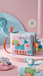 New Early Math Concepts Fabric <strong>Book</strong> for Kids Soft Educational Cloth Activity Toy Bright Colorful Designs - Product Image 3