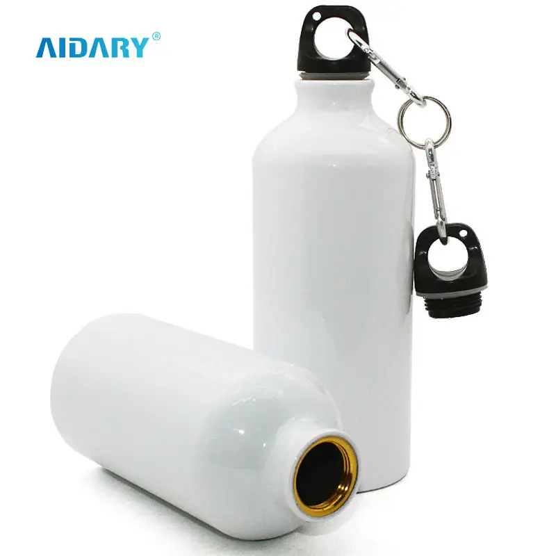 AIDARY White Sublimation Water Bottle Blanks 600ml