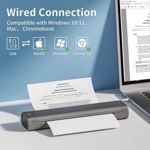 Phomemo M08F A4 Printer Portable Thermal Printer Wireless Printer Support A4 Thermal Paper and Tattoo Transfer - Product Image 2