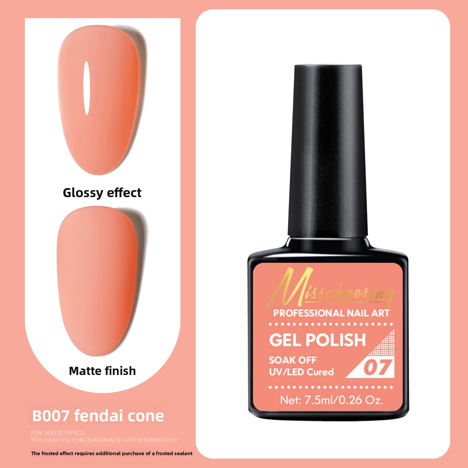 B007 pink sweet cone