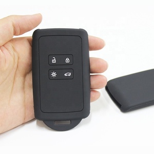 Renault Dacia uzaktan kumanda araba anahtarı aksesuarı için silikon koruyucu anahtarlık kapağı - Product Image 6