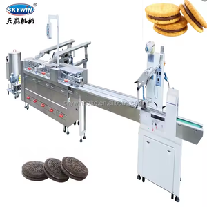 2025 mô hình tốc độ cao <span class=keywords><strong>Biscuit</strong></span> nhà máy thương mại máy để làm bánh sandwich Cookies <span class=keywords><strong>Biscuit</strong></span> tự động <span class=keywords><strong>Biscuit</strong></span> Máy làm - Product Image 1
