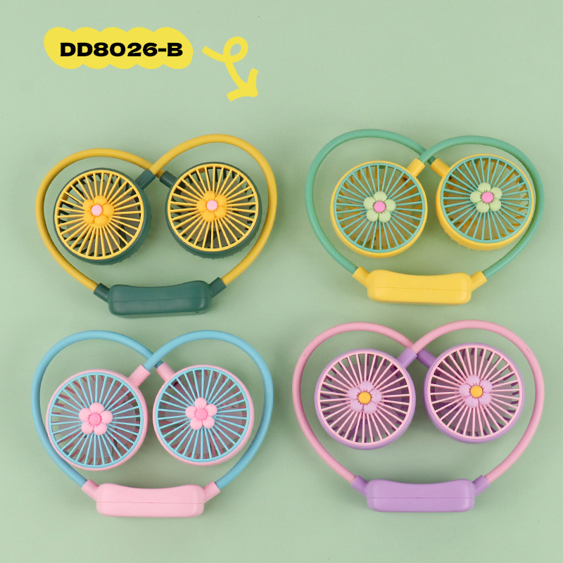 DD8026B Small Flower Neck Fan with 2 Speeds