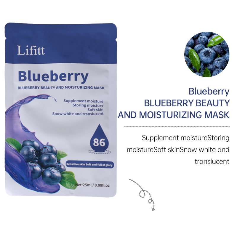 Mascarilla facial hidratante de frutas naturales