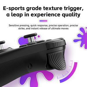 NSスイッチOled用の素敵な品質のホールジョイスティックワンクリックウェイクアップ非対称デュアルモーター振動ゲームコントローラーの新機能