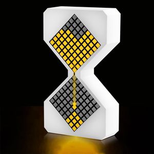 YIZHI Sensor de gravedad Led recargable Luz nocturna Temporizador de arena en forma de reloj de arena Temporizador de cuenta regresiva de 1 a 30 minutos con cable tipo C - Product Image 5