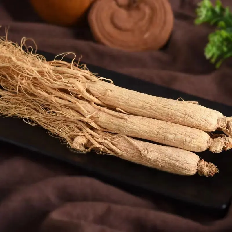 1 kg en vrac de plantes séchées saines à base de plantes chinoises tranches de racines de ginseng sèches