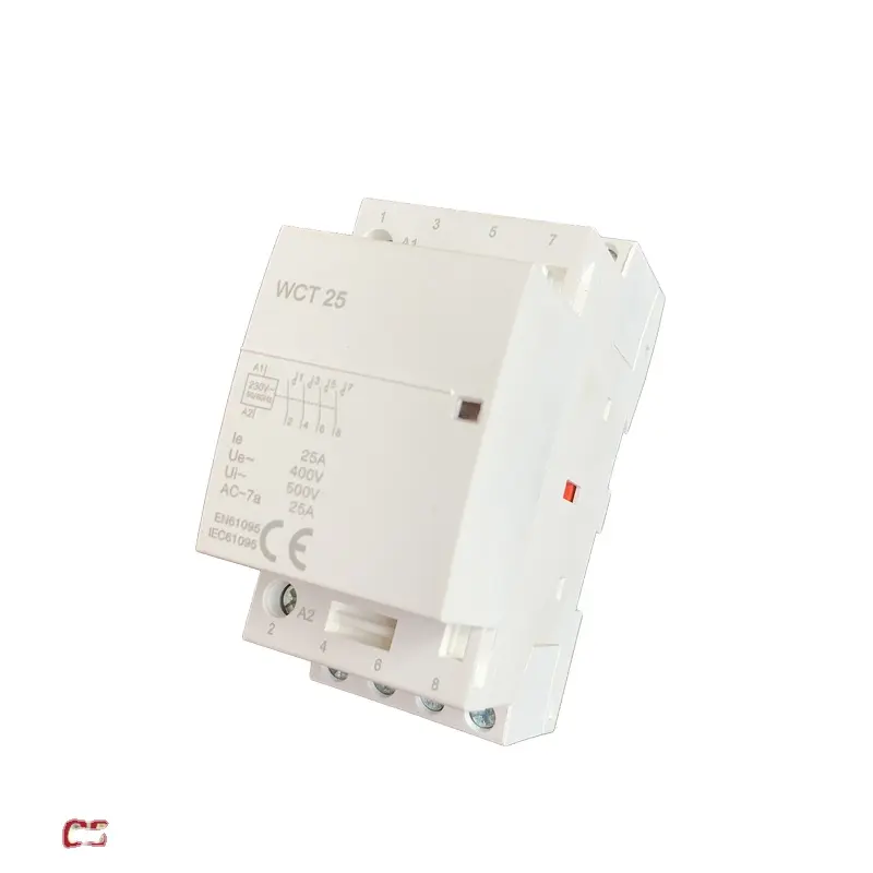 China General Electric 25A 4NO magnético WCT 4P contactor eléctrico modular