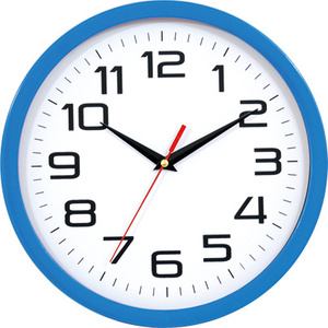 Sự khác biệt màu sắc khung số lớn trẻ em phòng khách treo đồng hồ treo tường hiện đại mặt đơn thạch anh tương tự - Product Image 1