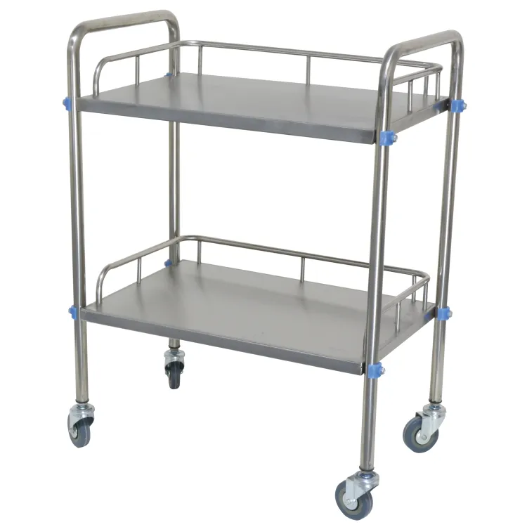 Professional Manufacture Hospital Stainless Steel Medical Trolley Instrument